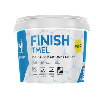 Den Braven 000406RL Finish tmel na sádrokartony 14 kg kbelík bílá