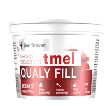 Den Braven 00322BD Lehčený brousitelný tmel (Qualy Fill) 5 l kbelík bílá