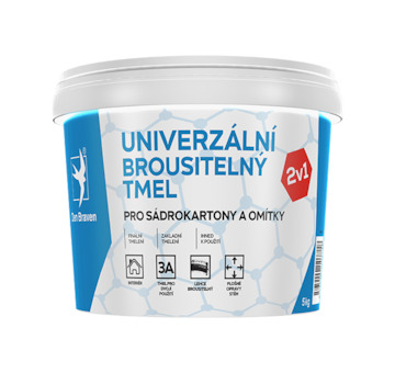 Den Braven 00403RL Univerzální brousitelný tmel 5 kg kbelík bílá