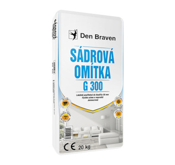 Den Braven 00409GY Sádrová omítka G300 20 kg pytel