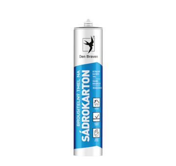 Den Braven 00410RL Brousitelný tmel na sádrokartony 280 ml kartuše bílá