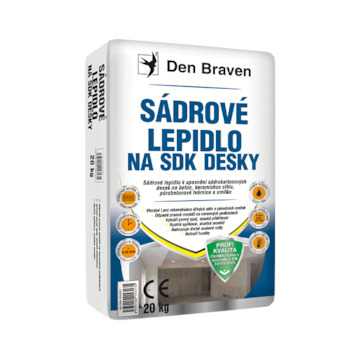 Den Braven 00430GY Sádrové lepidlo na SDK desky 20 kg pytel