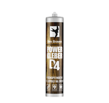 Den Braven 00432RL POWER KLEBER (PU lepidlo D4) 300 ml kartuše krémová