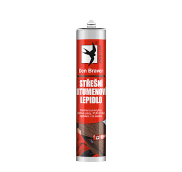 Den Braven 10305RL Střešní bitumenové lepidlo (Tixoplast) 310 ml kartuše černá