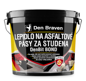 Den Braven 11012BI Lepidlo na asfaltové pásy za studena DenBit BOND 5 kg kbelík