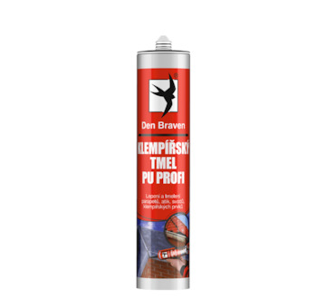 Den Braven 201027RL Klempířský tmel PU PROFI 300 ml kartuše šedá