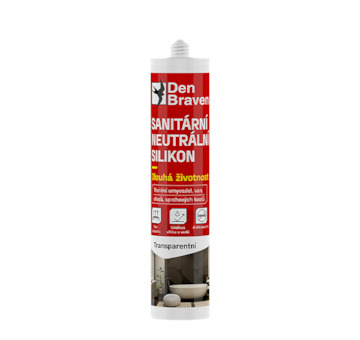 Den Braven 306020RL Sanitární neutrální silikon 280 ml kartuše transparentní