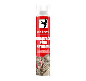 Den Braven 40140KAN Kanalizační pěna 750 ml trubičková dóza zelená