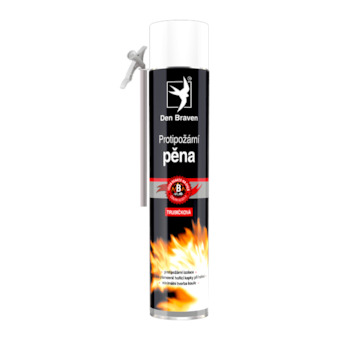 Den Braven 40311RP Protipožární pěna 750 ml trubičková dóza červená