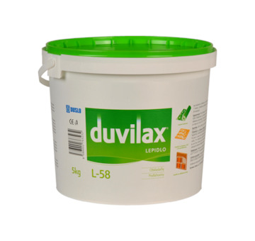 Den Braven 50295DX Duvilax L-58 lepidlo na podlahoviny 1 kg kelímek bílá