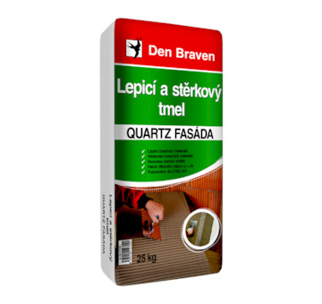 Den Braven 57106Q Lepicí a stěrkový tmel QUARTZ FASÁDA 25 kg pytel