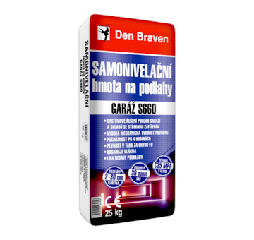 Den Braven 571092Q Samonivelační hmota na podlahy GARÁŽ S660 25 kg pytel