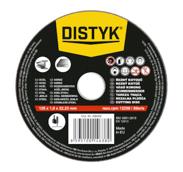 Den Braven AB002 Řezný kotouč A60T 125 × 1,0 x 22,23 mm, T41