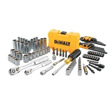 DeWALT DWMT73801-1 108dílná sada s ráčnou  1/4 a 3/8