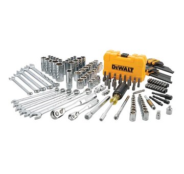 DeWALT DWMT73802-1 142dílná sada s ráčnou  1/4 a 3/8