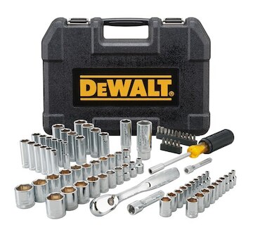 DeWALT DWMT81531-1 84dílná sada s ráčnou 1/4 a 3/8
