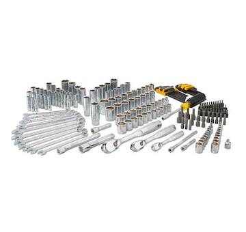 DeWALT DWMT81534-1 205dílná sada s ráčnou 1/4, 3/8 a 1/2