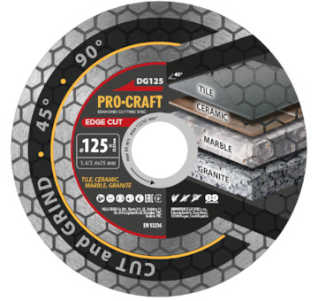 Diamantový kotouč Edge Cut Procraft DG125 | DG125