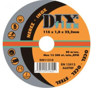 DIY 60015016 DY 15016 - Kotouč řezný na ocel, nerez (10)