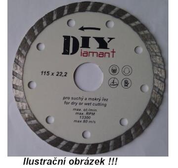 DIY 60115200 DIYT115 - Diamantový řezný kotouč DIY - TURBO