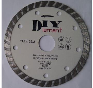 DIY 60150200 DIYT150 - Diamantový řezný kotouč DIY - TURBO