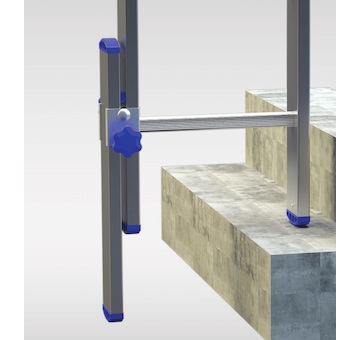 ELKOP prodlužovací noha k žebříkům VHR H 60 x 20 mm