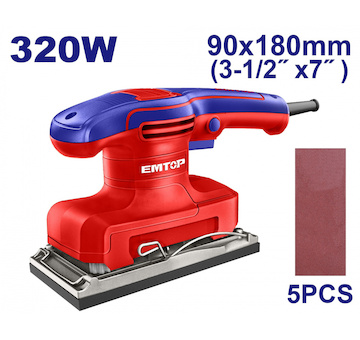 Emtop EFSR3206 Vibrační bruska 320W 90x180mm