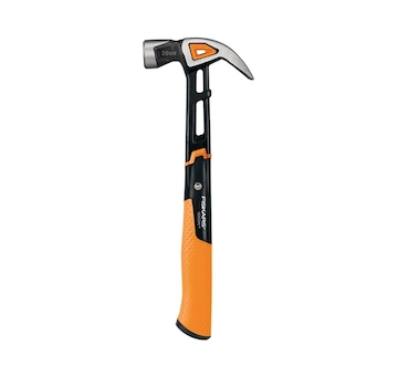Fiskars 1027203 IsoCore tesařské kladivo L 0,567 kg / 34 cm, zahnuté čelisti