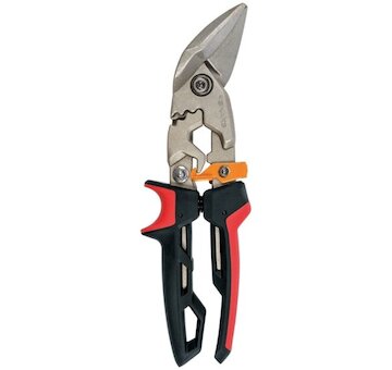 Fiskars 1027211 PowerGear převodové nůžky na plech, offsetové levé