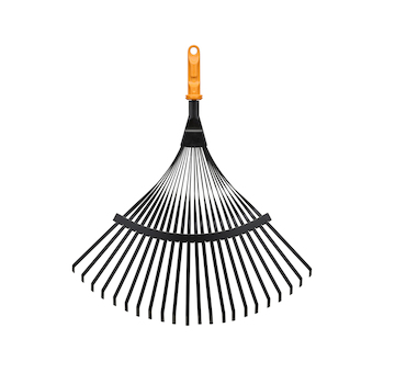 Fiskars 1080675 Hrábě ploché/kov/OneClick