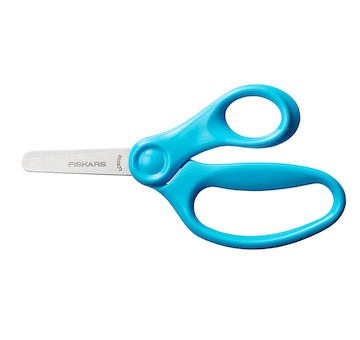 Fiskars Nůžky dětské 13cm/oblé/tyrkysové/1064072/F !!!