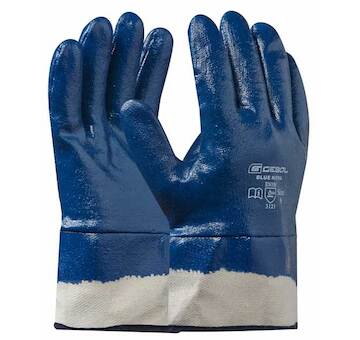 Gebol 709515 BLUE NITRIL pracovní rukavice - velikost 9 (blistr)