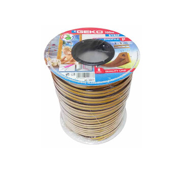 Geko 105039 Těsnění D 9x6mm-100m hnědé(2x50m)