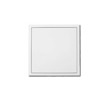 Haco 111159 Dvířka revizní kov 200x200 bílá (tlačný zámek)/0159
