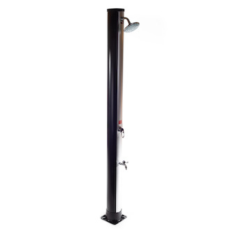 Hawaj Solární sprcha 38 l černo-stříbrná 70548011