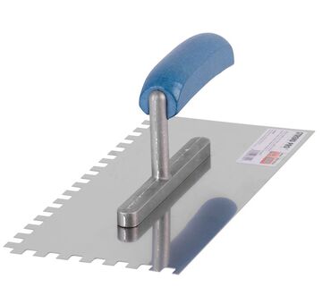 Hladítko Strend Pro Premium, BlueWood, dřevěná rukojeť, 280x130 mm, e4 mm, 0,7 mm, nerez 216264