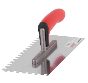 Hladítko Strend Pro Premium BRAVO RED SoftHand, , 270x130 mm, 0,7 mm, e4 mm, nerez 216991