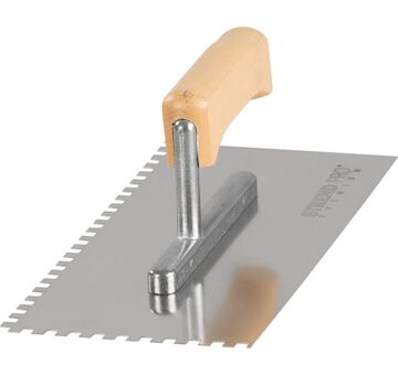 Hladítko Strend Pro Premium, HardWood, dřevěná rukojeť, 270x130 mm, e6 mm, 0,7 mm, nerez 2161290
