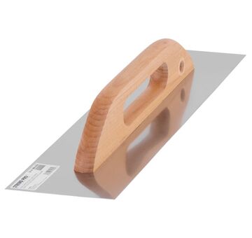 Hladítko Strend Pro Premium, HardWood, dřevěná rukojeť, 580x130 mm, rovné, 0,7 mm, nerezové 216888