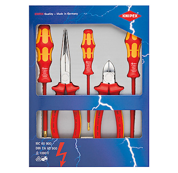 Knipex Kleště a šroubováky do 1000 V, sada v kartonu 00 20 13