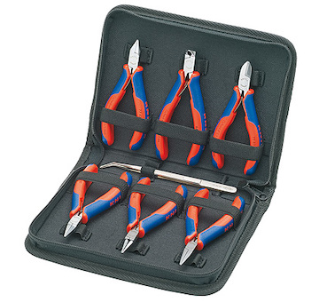 Knipex Kleště pro elektroniku s pouzdrem 00 20 16