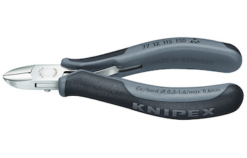 Knipex Kleště štípací boční pro elektroniku 77 12 115 ESD