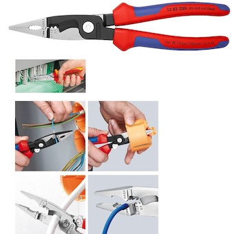 Knipex Kleště univezální elektroinstal. 13 82 200