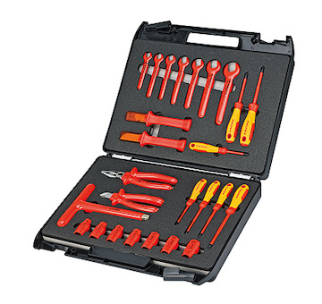 Knipex Kufr s nářadím do 1 000V, 26ti dílný 98 99 12