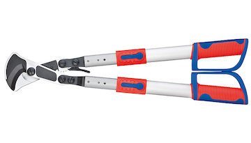 Knipex Nůžky na kabely s teleskopickými rukojeťmi- ráčnové 95 32 038