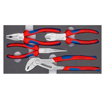 Knipex Sada nářadí - základní, chrom 00 20 01 V17