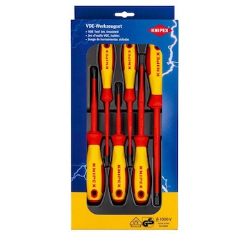 Knipex Sada šroubováků S/PH, provedení VDE 00 20 12 V02