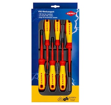 Knipex Sada šroubováků S/PH/PZ, provedení VDE 00 20 12 V04