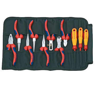 Knipex Taška svinovací s nářadím, 11-ti dílná 00 19 41