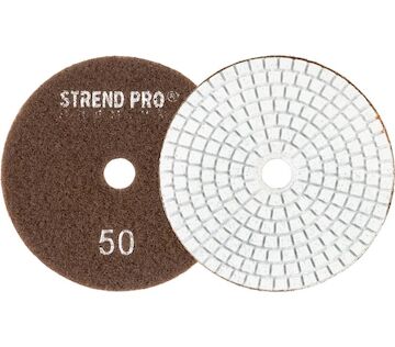 Kotouč Strend Pro Premium P50, 100 mm, leštící, diamantový, suchý zip, za mokra leštění broušení 2232430